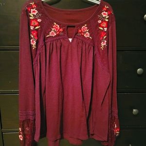 TIMEandTRU Boho Shirt